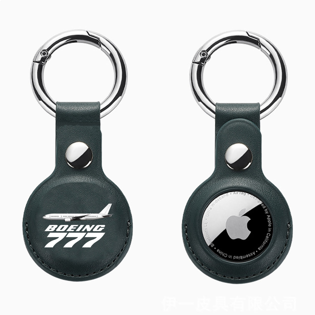 The Boeing 777 Design Airtags Leather Cases