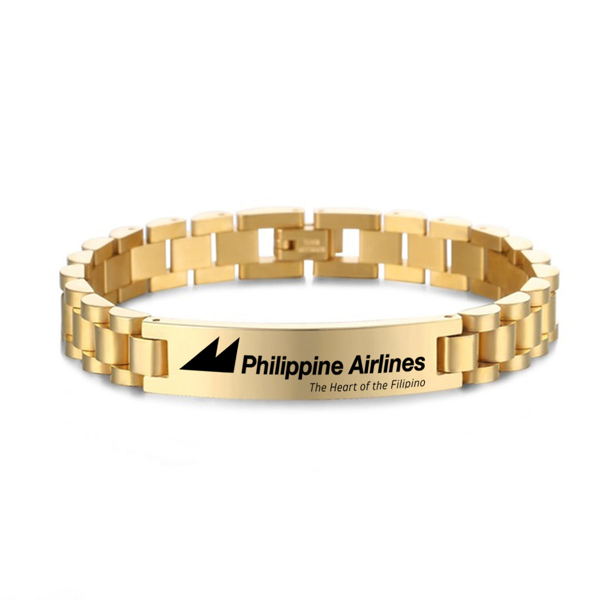 Philippine Airlines Designed Stainless Steel Chain Bracelets
