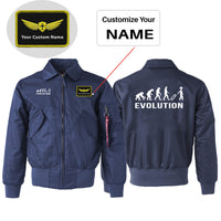 Thumbnail for Pilot Evolution Designed Embroidered Patch Attachable Jackets