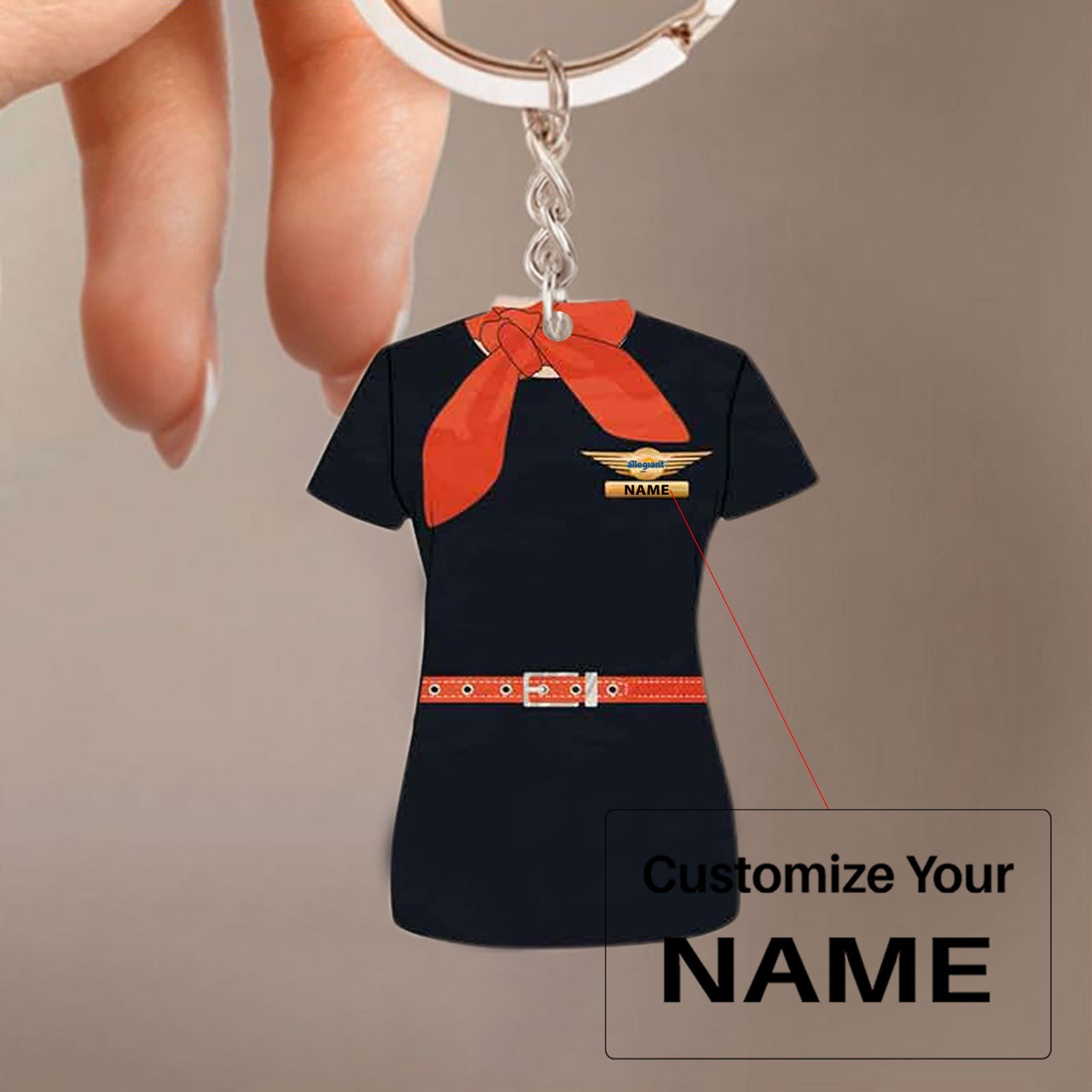 Allegiant Uniform Acrylic Keychain