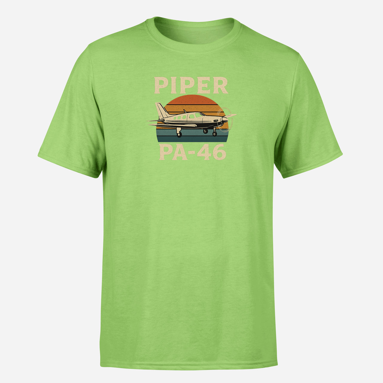 Retro Piper PA-46 Design Super Quality T-Shirts