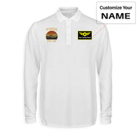 Thumbnail for Retro Piper PA-28 Designed Long Sleeve Polo T-Shirts