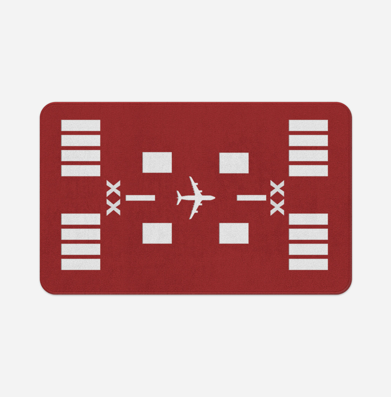 Special Runway (Red) Custom Runway Designed Door Mats