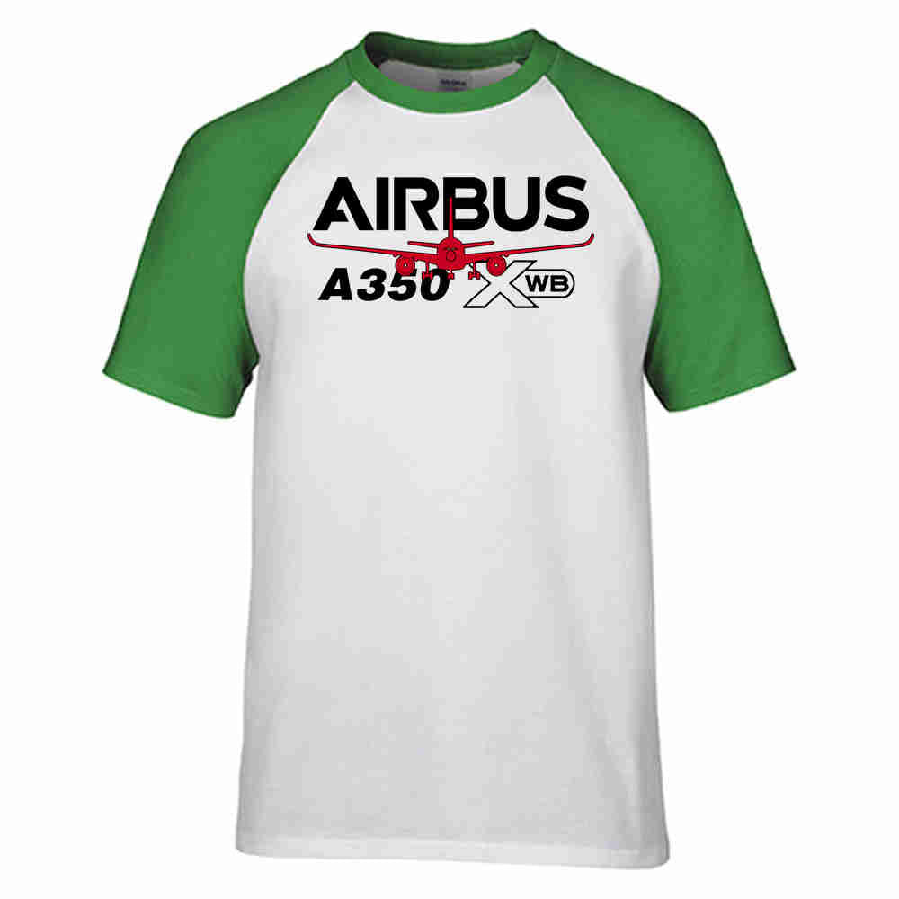 Amazing Airbus A350 XWB Designed Raglan T-Shirts
