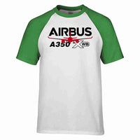 Thumbnail for Amazing Airbus A350 XWB Designed Raglan T-Shirts