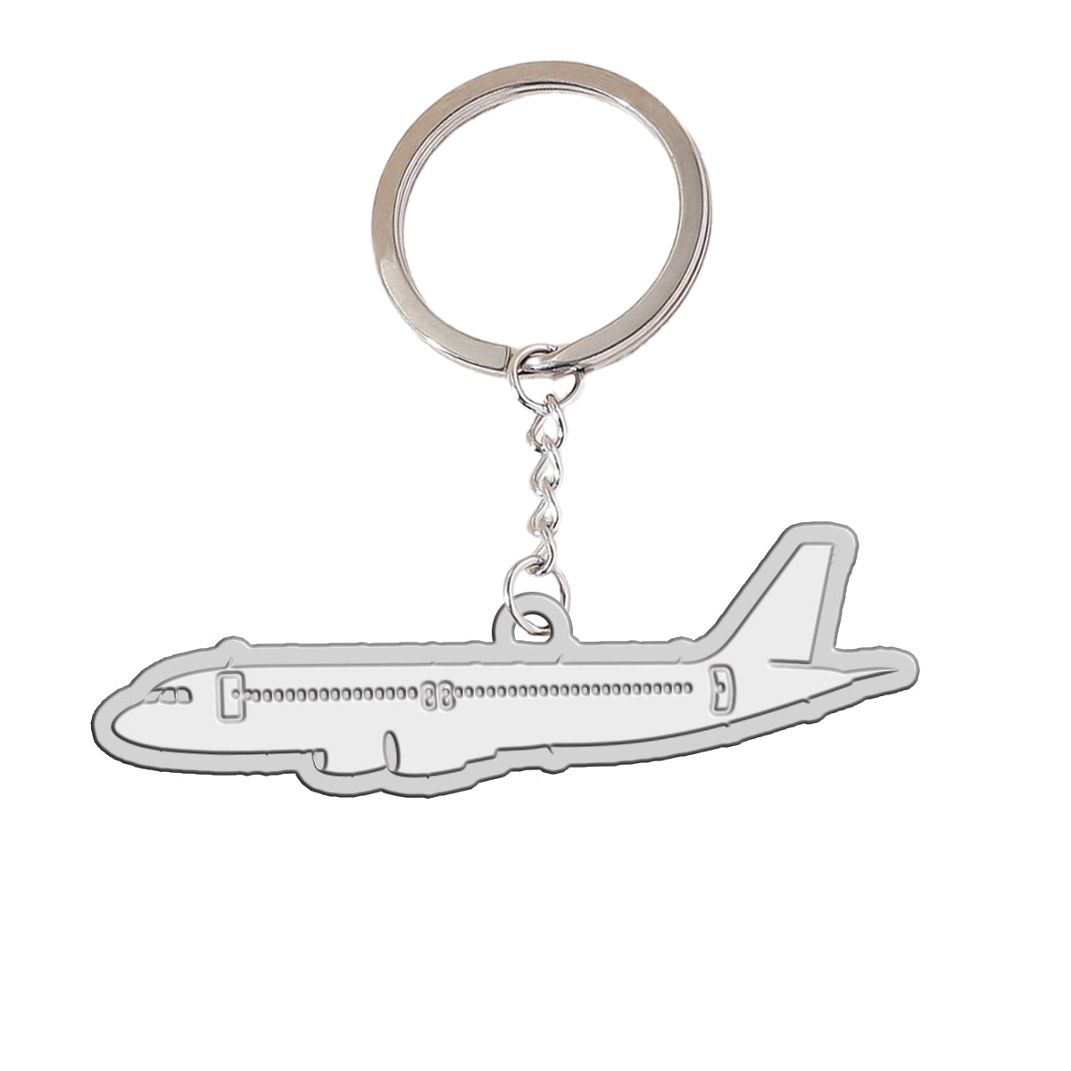 Airbus A320 Printed Designed Hollow Key Chains