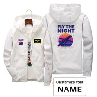 Thumbnail for Fly The Night Designed Thin Windbreaker Jackets