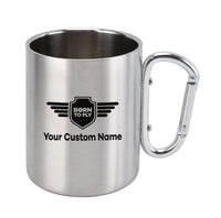 Thumbnail for Custom Name (Badge 5) Designed Stainless Steel Outdoors Mugs