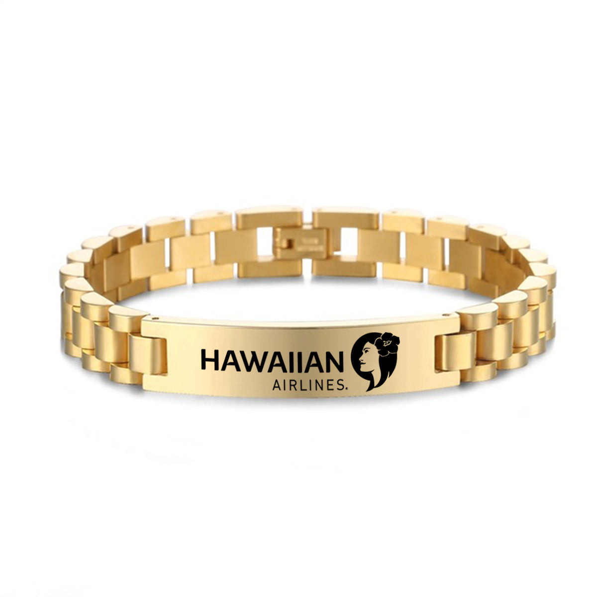 Hawaiian Airlines Designed Stainless Steel Chain Bracelets