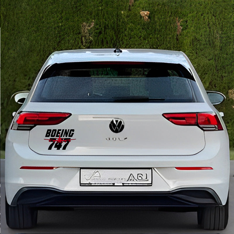 Amazing Boeing 747 Designed Car Sticker