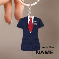 Thumbnail for British Airways Uniform Acrylic Keychain