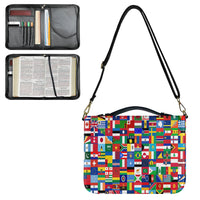 Thumbnail for World Flags Designed Designed PU Accessories Bags Strap Style