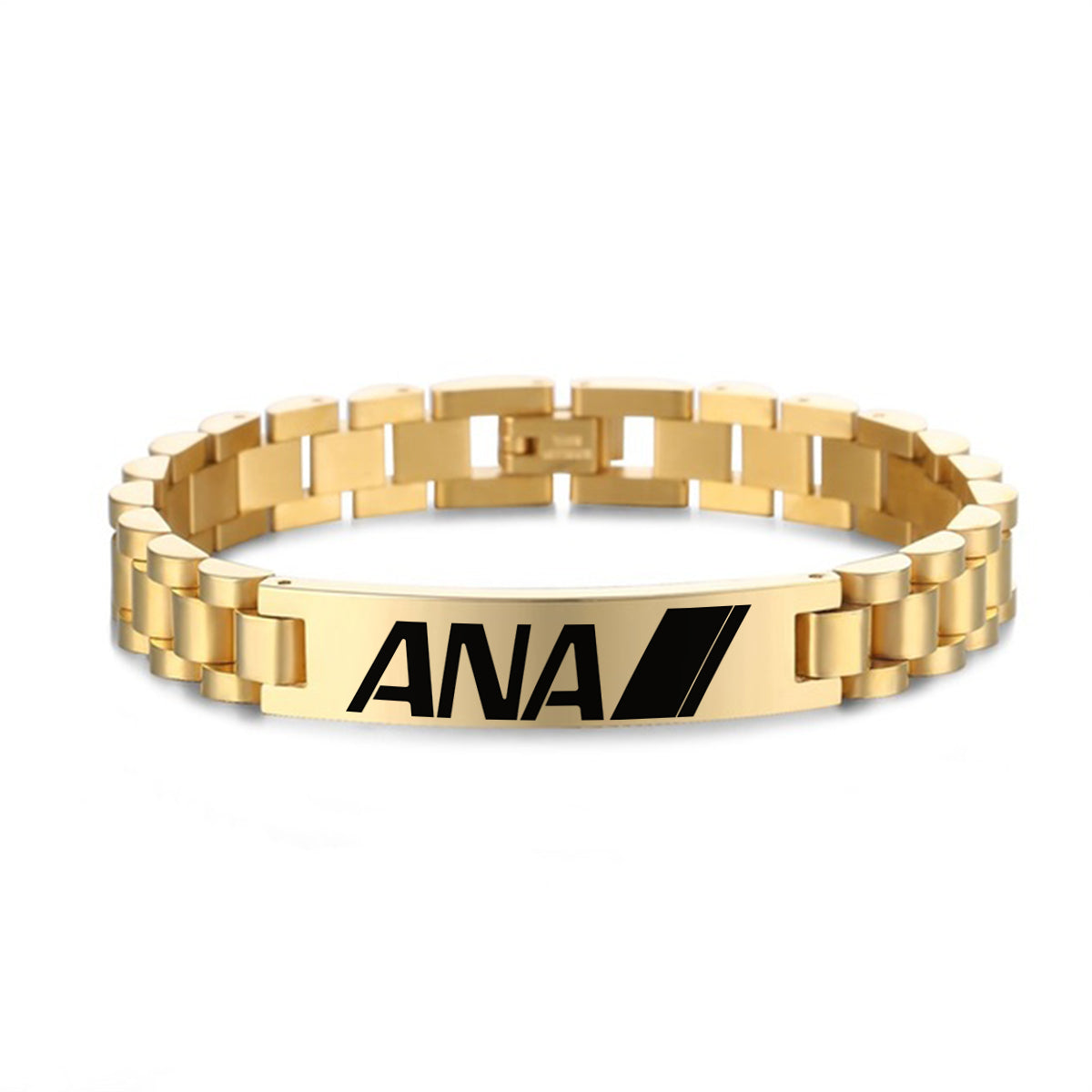 All Nippon Airways Designed Stainless Steel Chain Bracelets