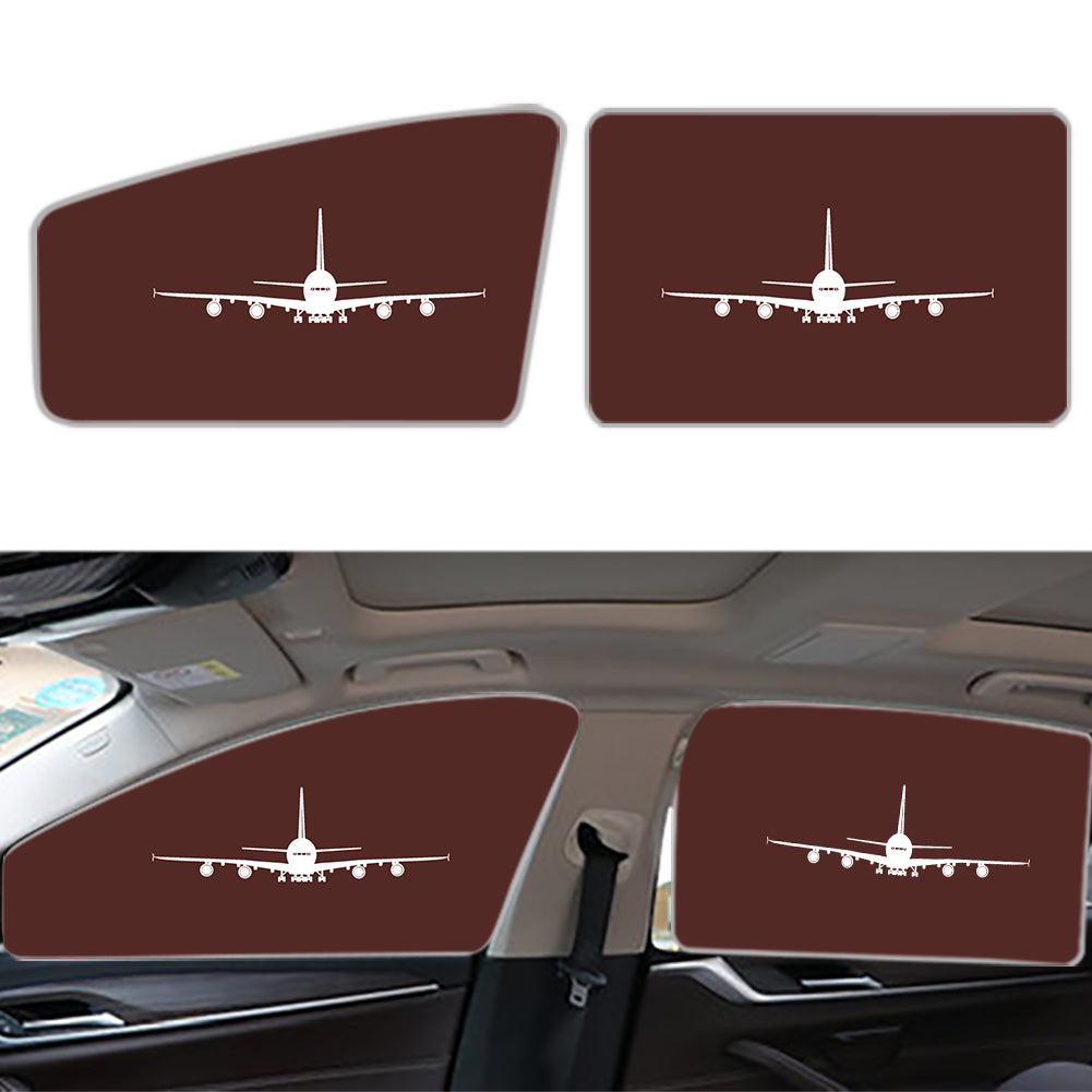 Airbus A380 Silhouette Designed Car Sun Shade (Side window)