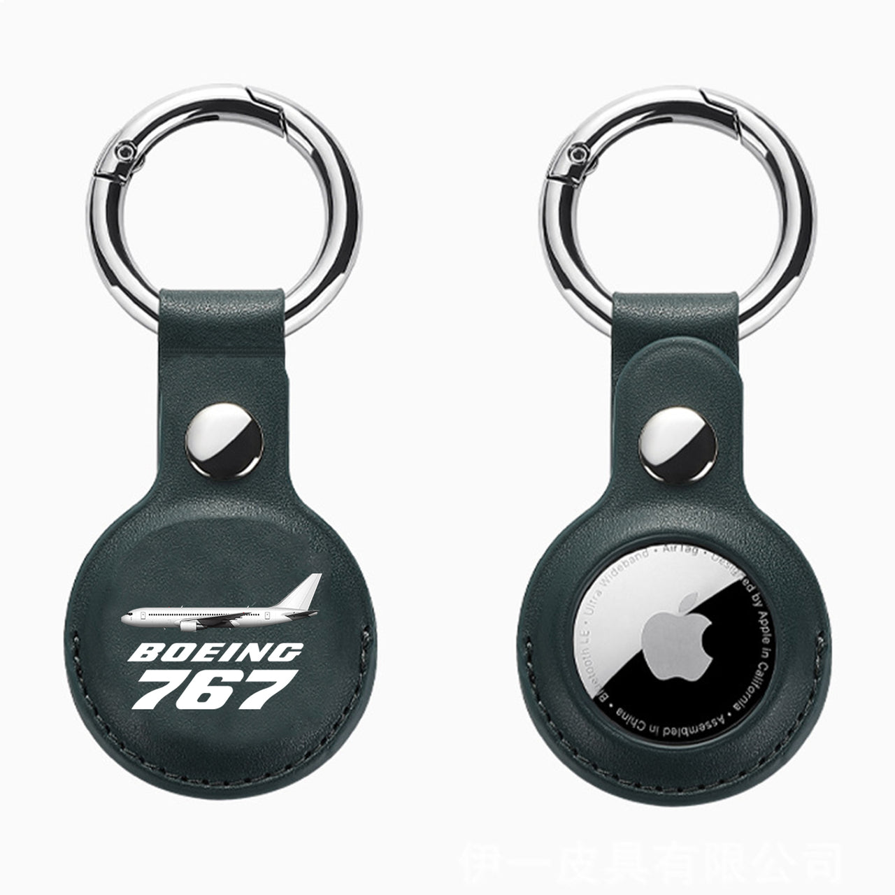 The Boeing 767 Design Airtags Leather Cases
