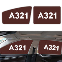 Thumbnail for A321 Flat Text Designed Car Sun Shade (Side window)