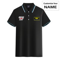 Thumbnail for Amazing Boeing 737 Designed Stylish Polo T-Shirts