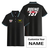 Thumbnail for Amazing Boeing 737 Designed Stylish Polo T-Shirts (Double-Side)