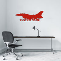 Thumbnail for Climbing Fighting Falcon F16 (FG-04) Designed Wall Metal Signs