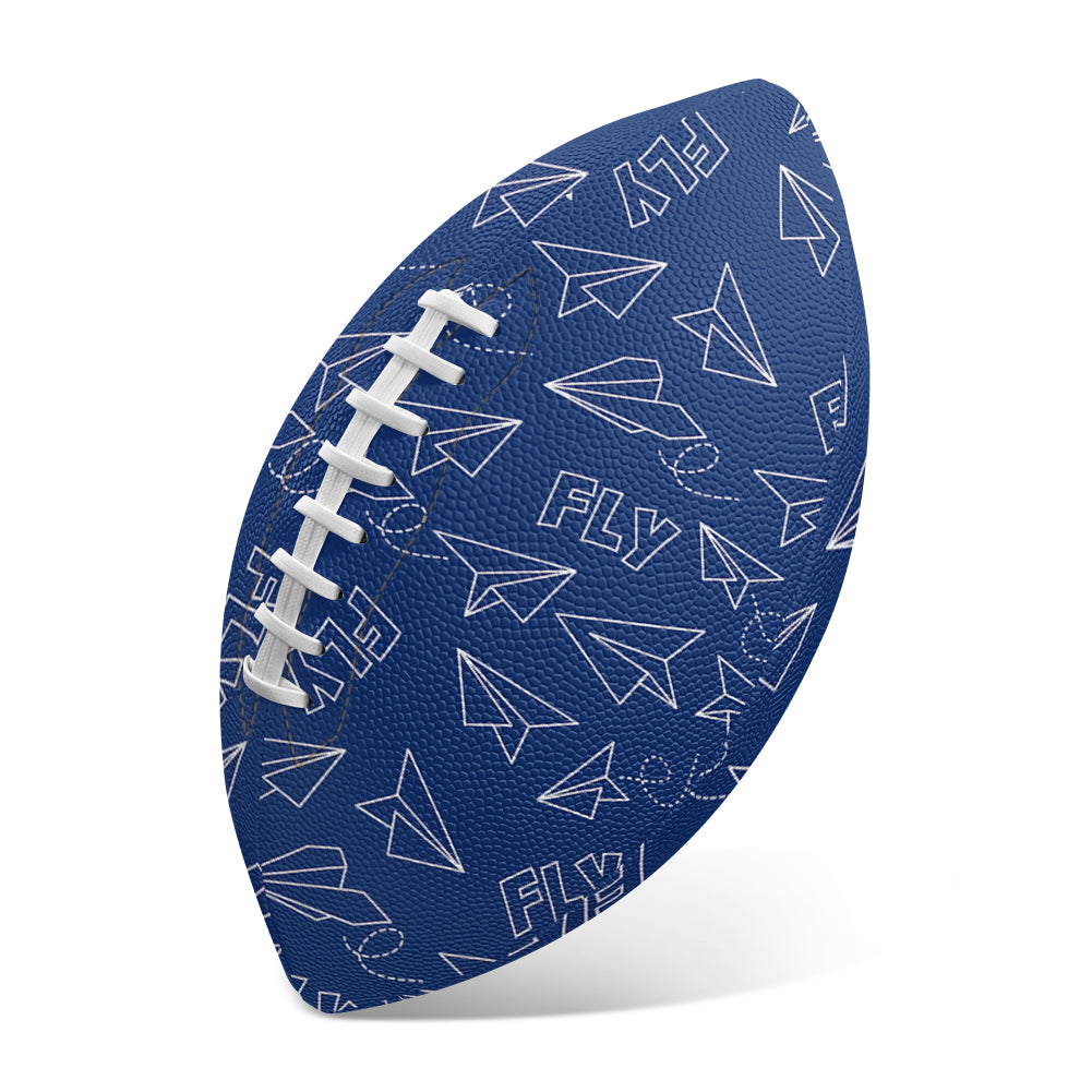 Paper Airplane & Fly (Blue) Designed Rugby