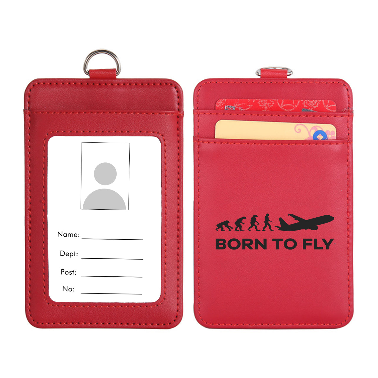 Born To Fly Designed ID Card Holder