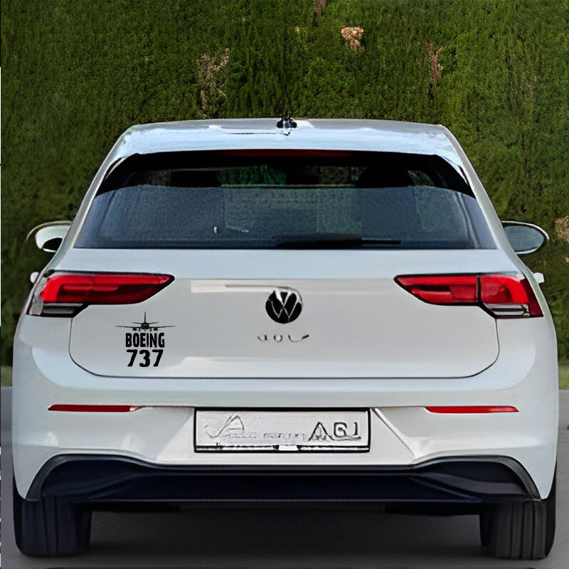 Boeing 737 & Plane Designed Car Sticker