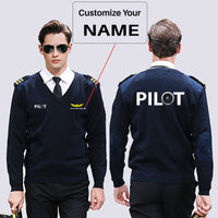 Thumbnail for Pilot & Jet Engine Designed Wool Pilot Sweaters