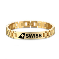 Thumbnail for Swiss International Airlines Designed Stainless Steel Chain Bracelets