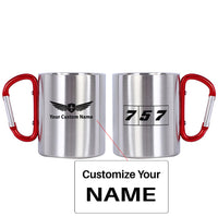 Thumbnail for Flat Colourful 757 Designed Stainless Steel Outdoors Mugs