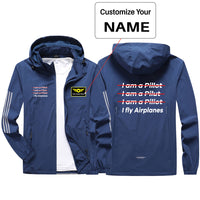 Thumbnail for I Fly Airplanes Sport & Running Jackets