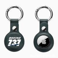 Thumbnail for Super Boeing 737+Text Design Airtags Leather Cases