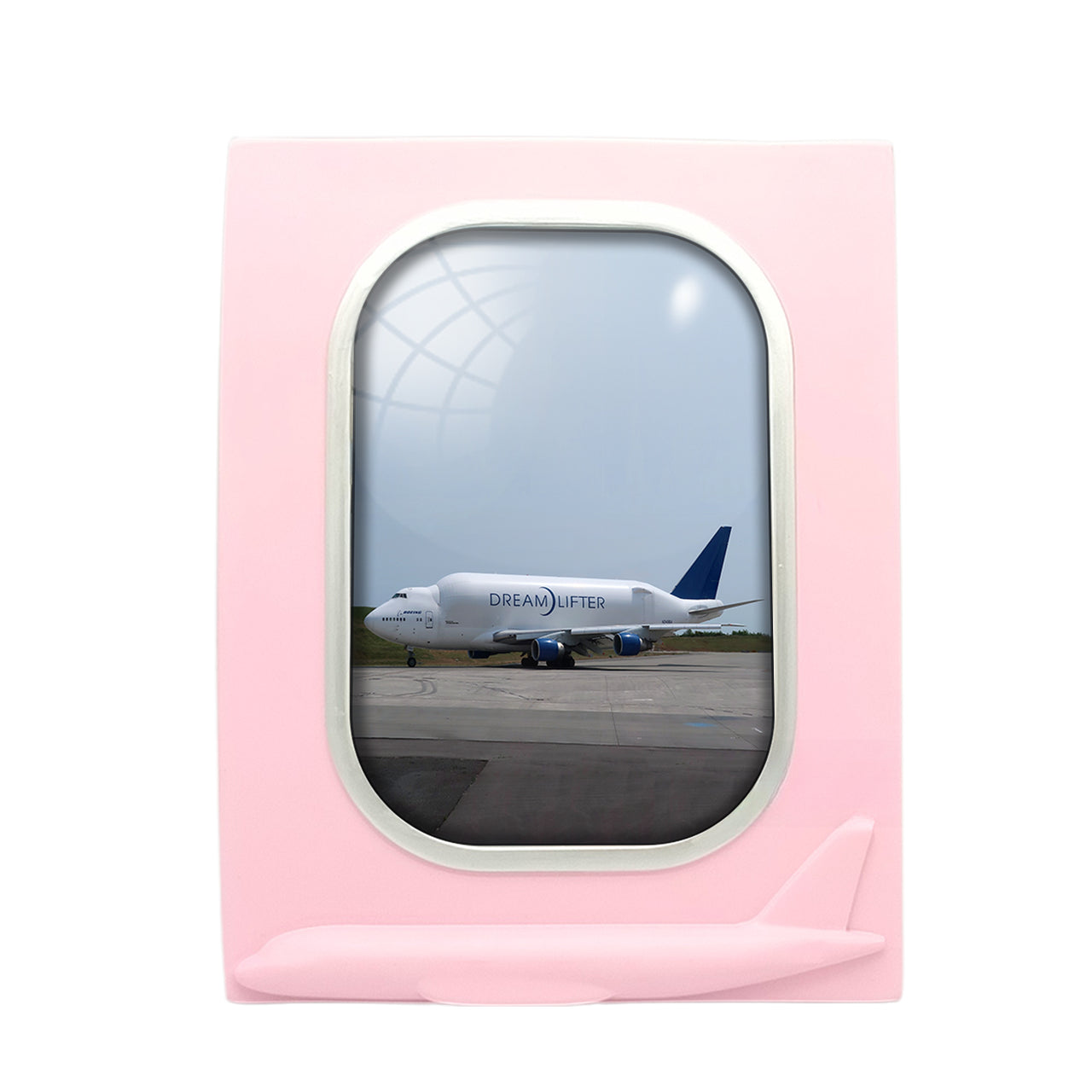 Boeing Dreamlifter Designed Airplane Window Photo Frame