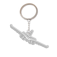 Thumbnail for Airbus A330 Silhouette Designed Hollow Key Chains