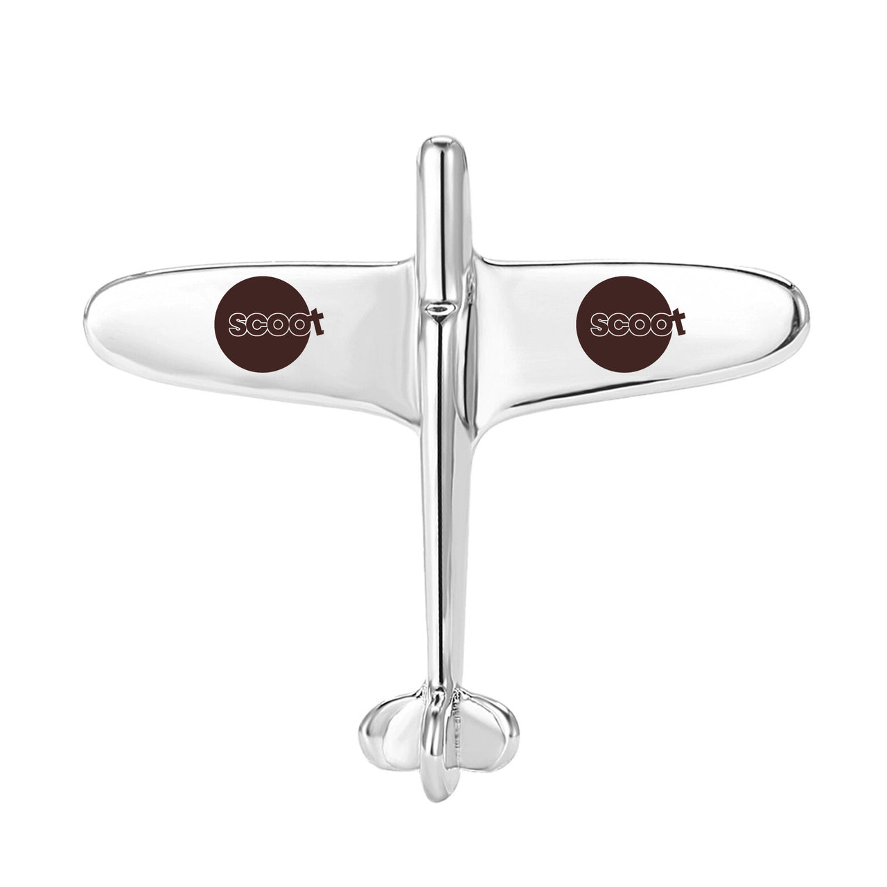 Scoot Airlines Designed Airplane Shape Brooches