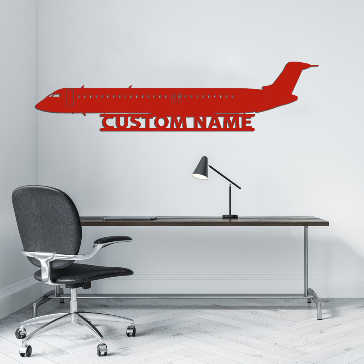 Bombardier CRJ-900 Designed Wall Metal Signs