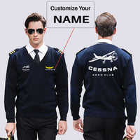 Thumbnail for Cessna Aeroclub Designed Wool Pilot Sweaters