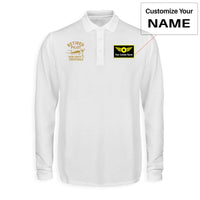 Thumbnail for Retired Pilot & Coctails Designed Long Sleeve Polo T-Shirts
