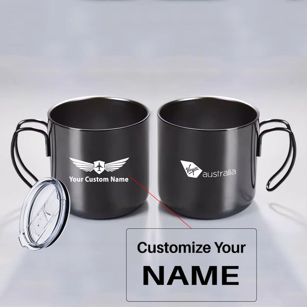 Virgin Atlantic- Airlines Designed Stainless Steel Portable Mugs