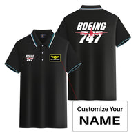 Thumbnail for Amazing Boeing 747 Designed Stylish Polo T-Shirts (Double-Side)