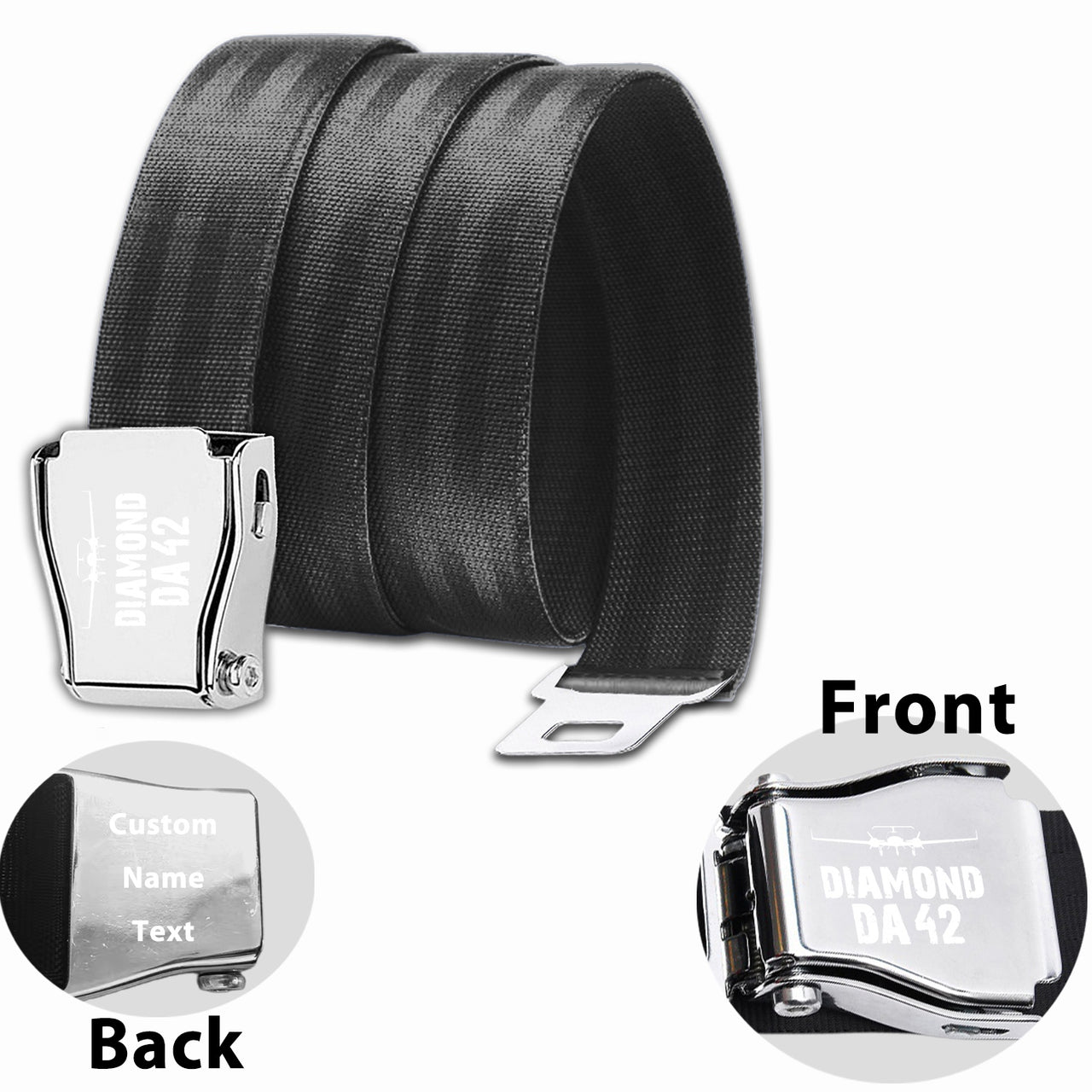Diamond DA42 & Plane Designed Fashion Airplane Seat Belts