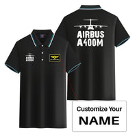 Thumbnail for Airbus A400M & Plane Designed Stylish Polo T-Shirts (Double-Side)