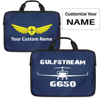 Thumbnail for Gulfstream G650 & Plane Designed Laptop & Tablet Bags