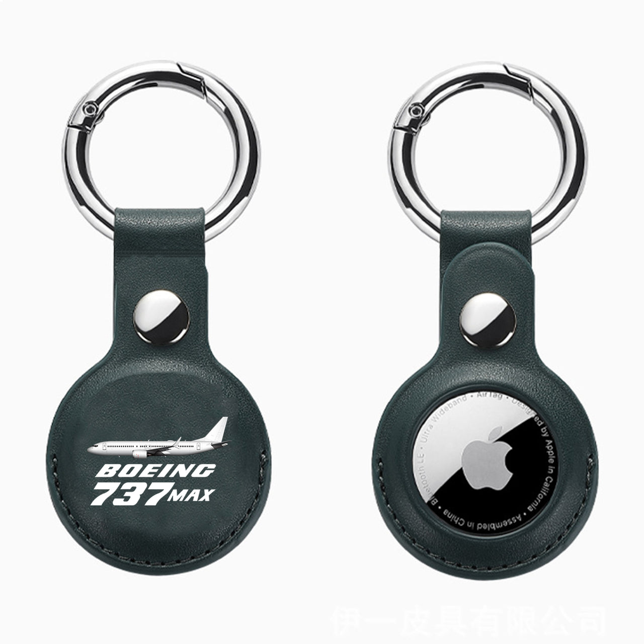 The Boeing 737Max Design Airtags Leather Cases