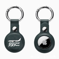 Thumbnail for The Boeing 737Max Design Airtags Leather Cases