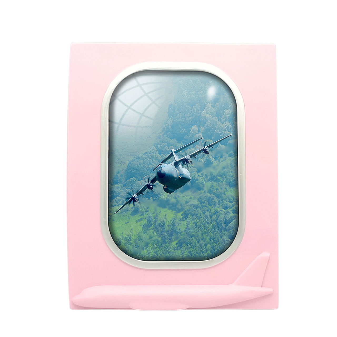 Cruising Airbus A400M Designed Airplane Window Photo Frame