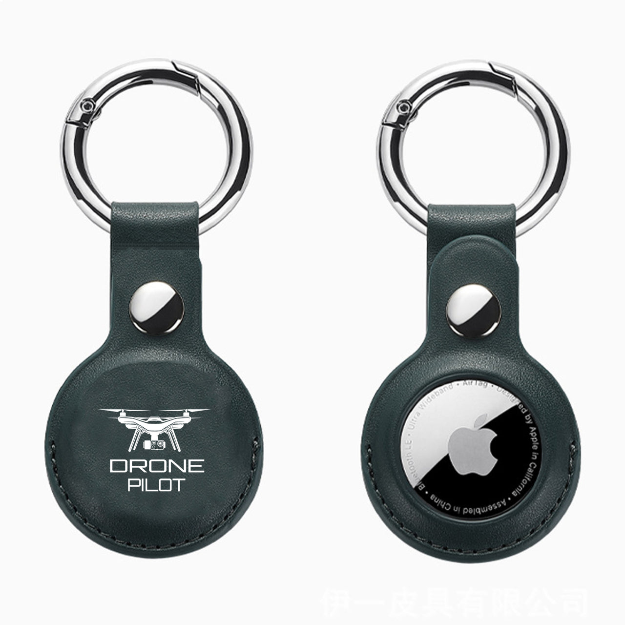 Drone Pilot Design Airtags Leather Cases