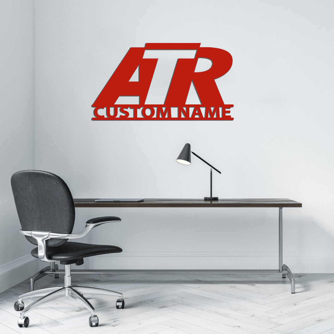 ATR & Text Designed Wall Metal Signs