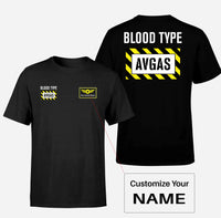 Thumbnail for Blood Type AVGAS Double-Side T-Shirts