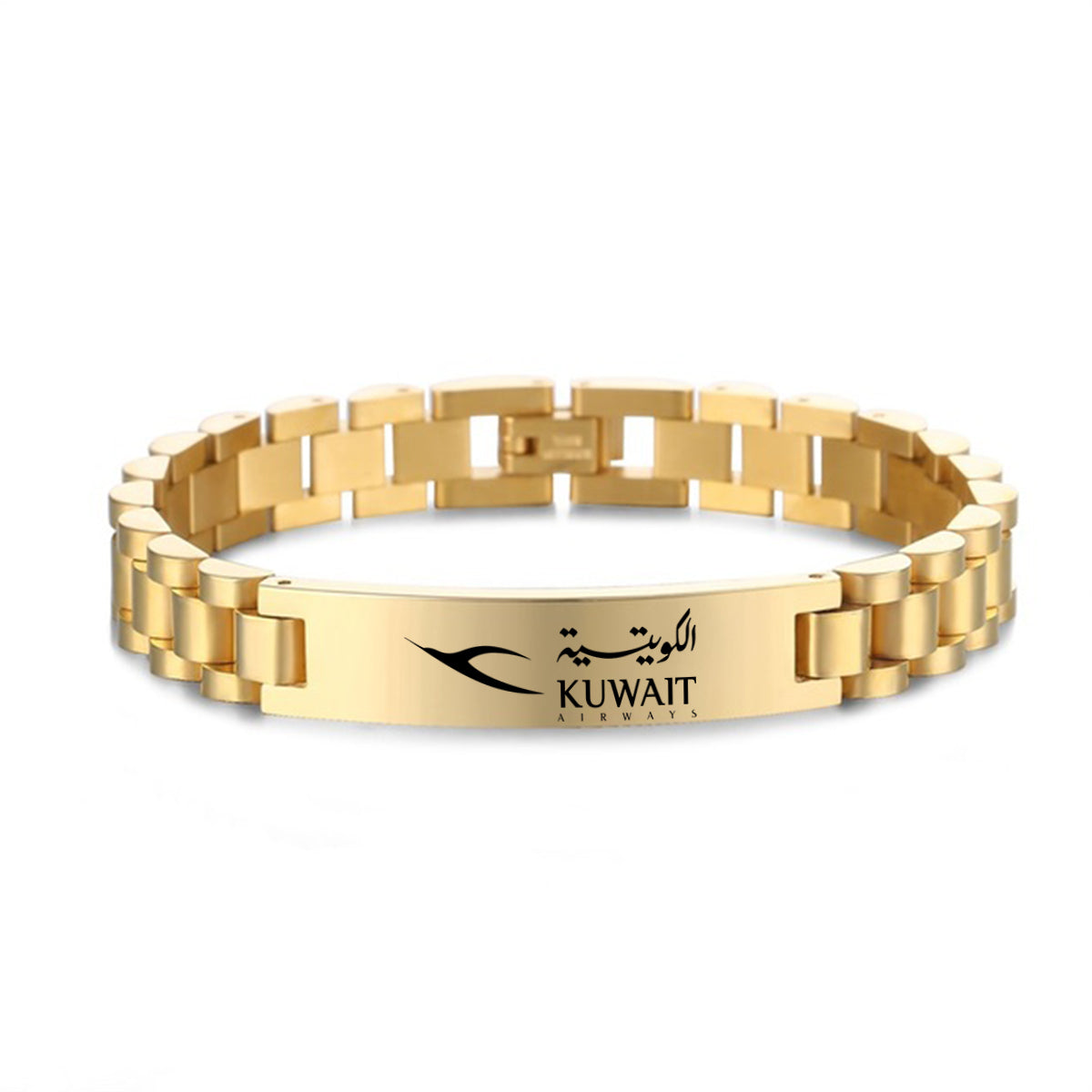 Kuwait Airways Airlines Designed Stainless Steel Chain Bracelets