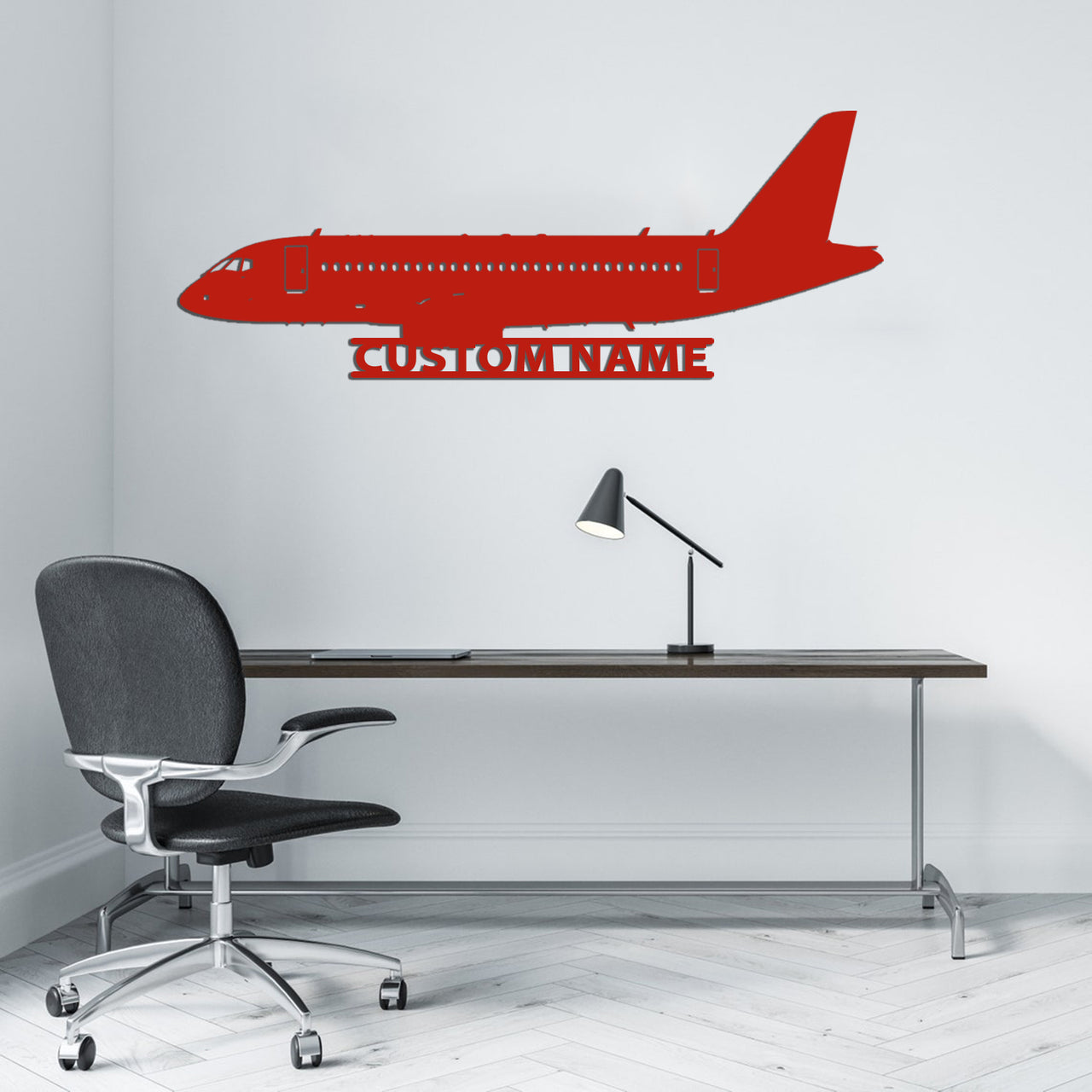 Sukhoi Superjet 100 Designed Wall Metal Signs